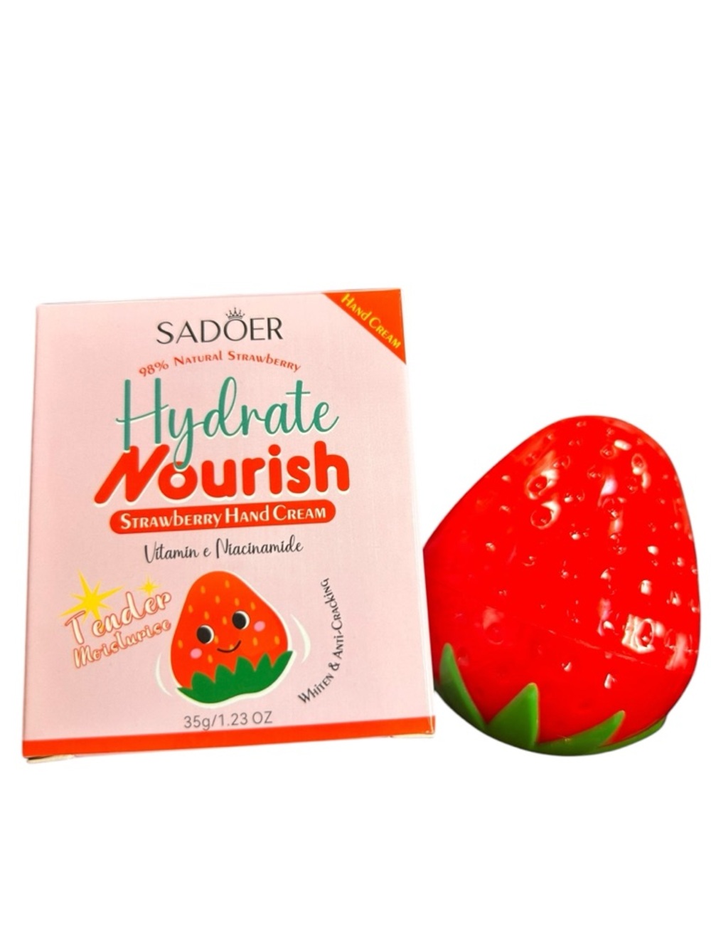 Hydration Nourishing Strawberry Hand Cream Vitamin C & Niacinamide NEW PC - Picture 5 of 6